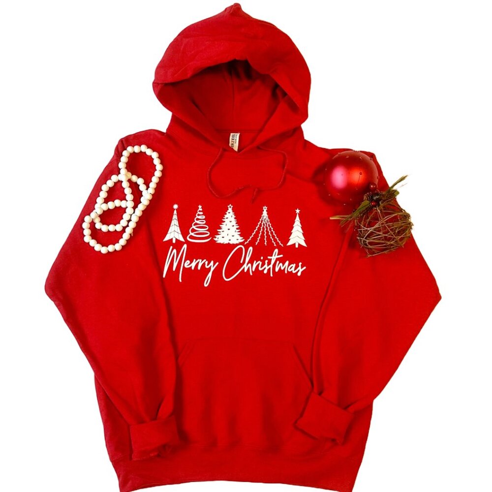 MERRY CHRISTMAS RED SWEATSHIRT